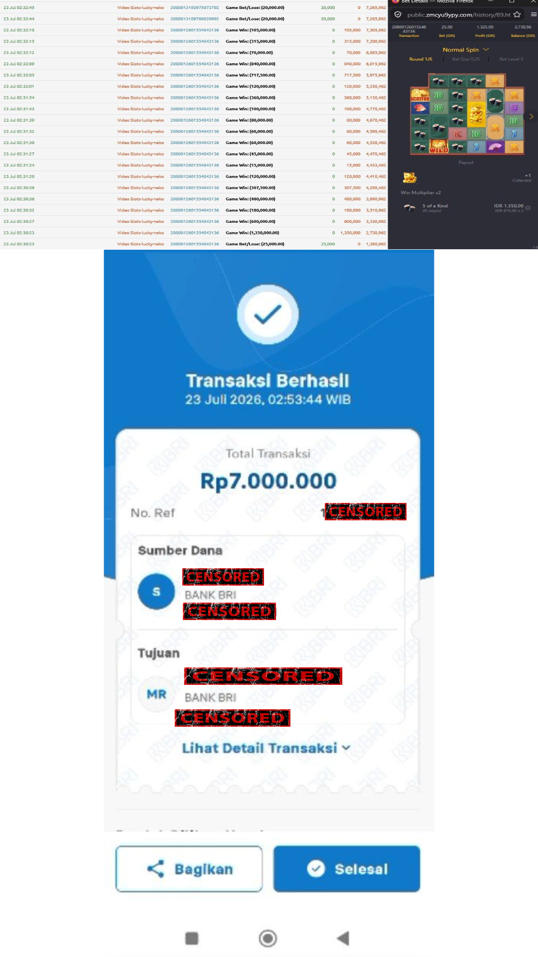 Bukti Jackpot