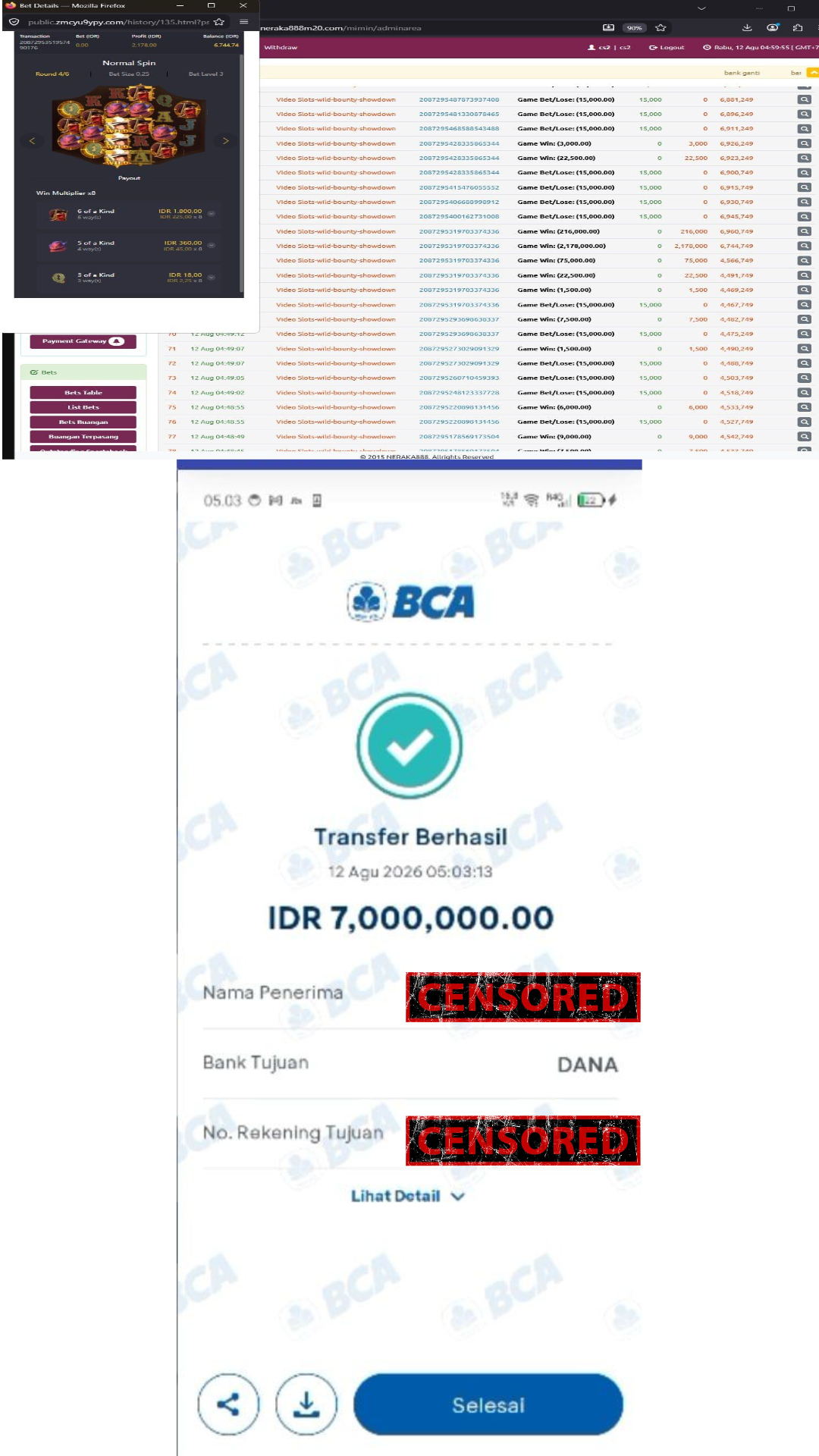 Bukti Jackpot