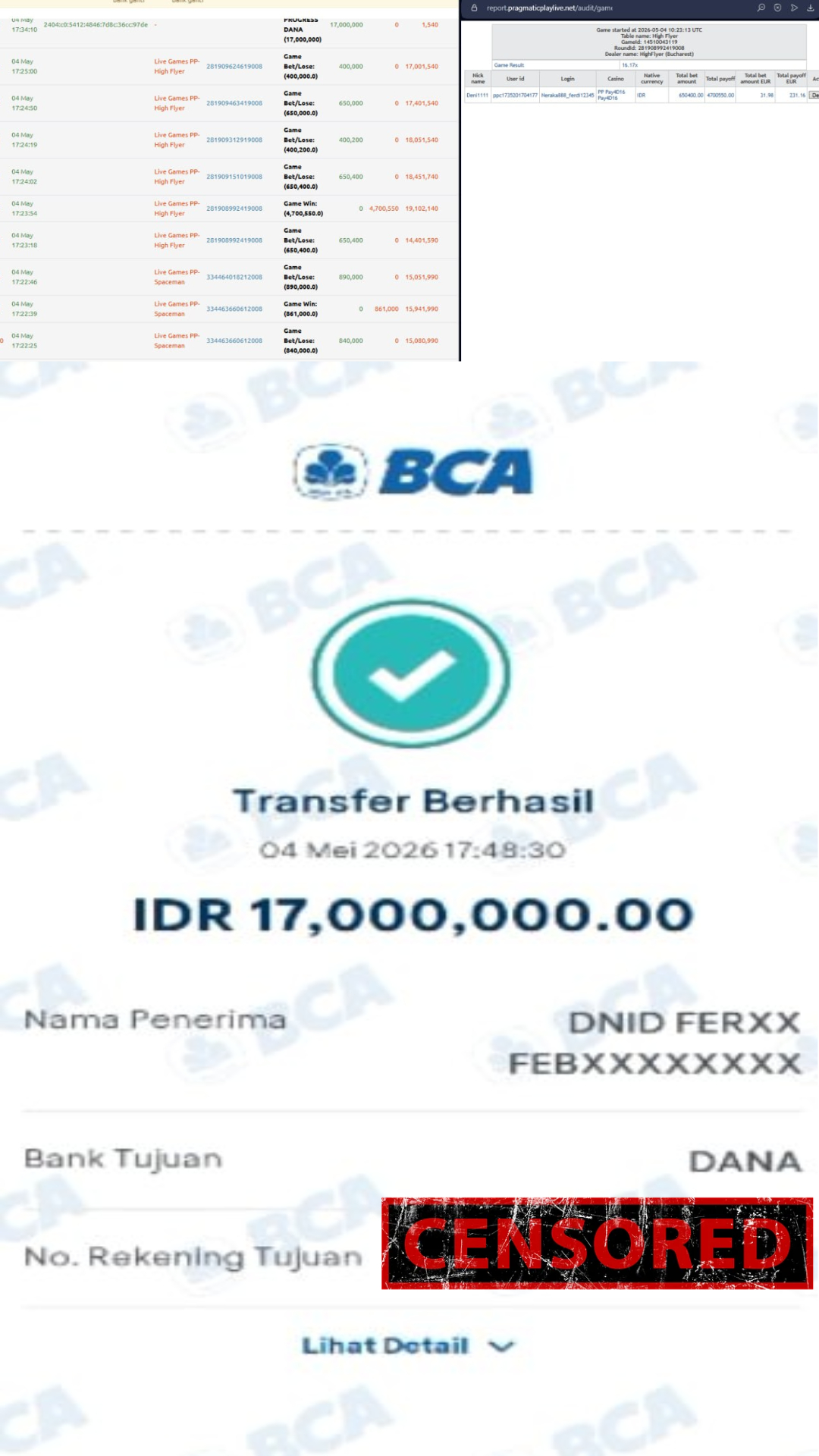 Bukti Jackpot