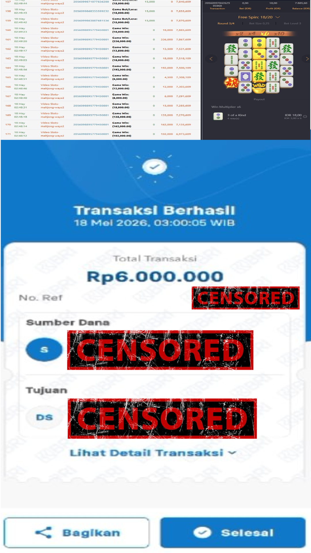 Bukti Jackpot
