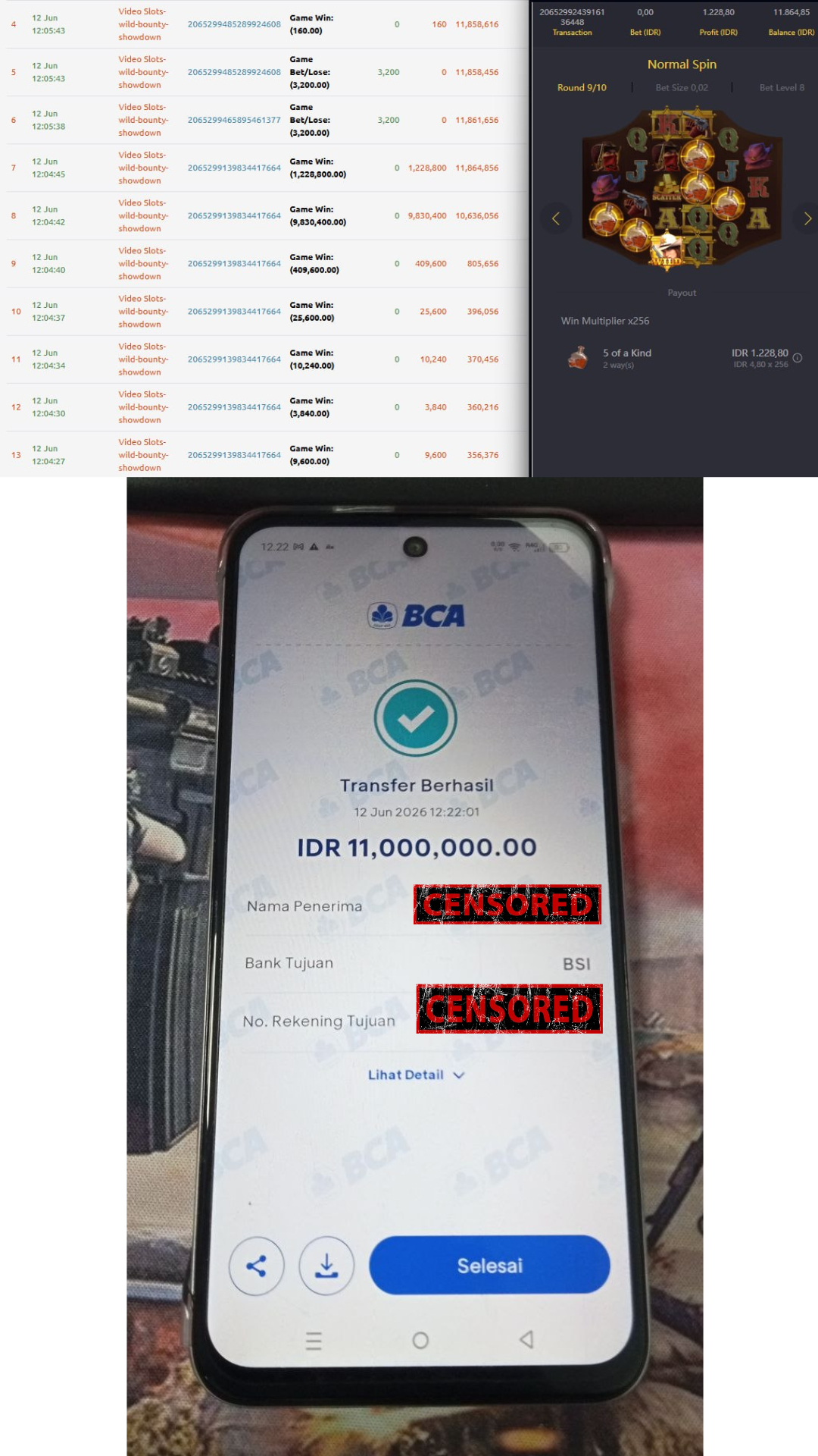 Bukti Jackpot